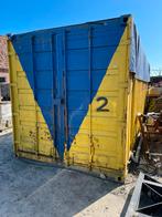 Zeecontainer met stelling, Zakelijke goederen, Machines en Bouw | Keten en Containers, Ophalen of Verzenden
