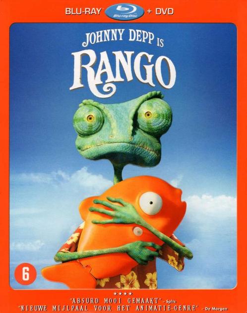 Rango (Johnny Depp) - 2 disc - animatie - IMDB 7.2 - NL, Cd's en Dvd's, Blu-ray, Zo goed als nieuw, Tekenfilms en Animatie, Verzenden