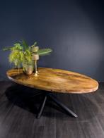 Mango houten ovale eettafel 160 t/m 260 cm., 100 tot 150 cm, Nieuw, Ophalen of Verzenden, Vijf personen of meer