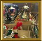 Grote oude glazen kerstbal: kerstklok, bel, Diversen, Gebruikt, Ophalen of Verzenden