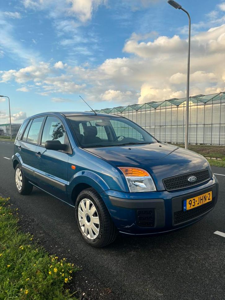 Ford Fusion 1.4 2009 98.000km Blauw, Auto's, Ford, Particulier, ABS, Airbags, Airconditioning, Elektrische ramen, Benzine, C, Hatchback