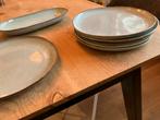 6 dinerborden kitchen trend zeegroen, Ophalen, Zo goed als nieuw, Bord(en), Overige stijlen