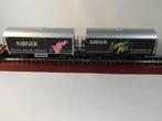 2x 4415 Kirner Gesloten goederenwagons, Hobby en Vrije tijd, Gebruikt, Gelijkstroom, Wagon, Ophalen of Verzenden