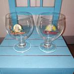 La trappe trapisten bierglazen 2 stuks, Verzamelen, Ophalen, Gebruikt, Glas of Glazen, La Trappe