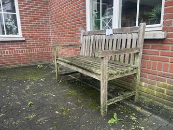 Teakhouten bank 130cm beschikbaar voor biedingen