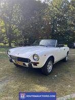 Fiat 124 Spider | 1979 | Route 66 Auctions, Overige carrosserieën, Zwart, Bedrijf, Handgeschakeld
