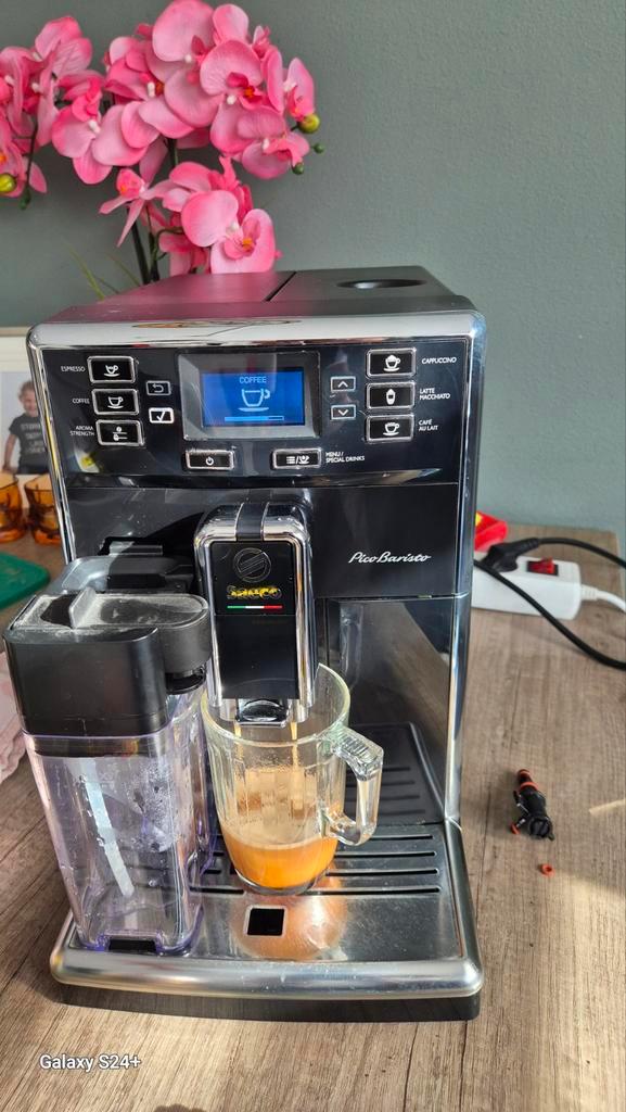 Saeco pico baristo koffiebonen machine werkt super, Witgoed en Apparatuur, Koffiezetapparaten, Zo goed als nieuw, Koffiebonen