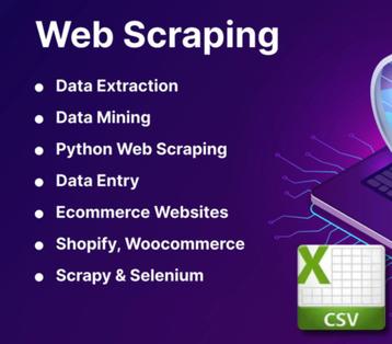 Webscrape en Datamine Services beschikbaar voor biedingen