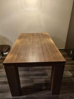 Houten Eettafel - Stevig en Stijlvol €75,-, Gebruikt, Vijf personen of meer, 150 tot 200 cm, Modern