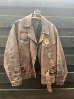 Vintage Leren Motorjas - Maat XXL, Motoren, Ophalen of Verzenden