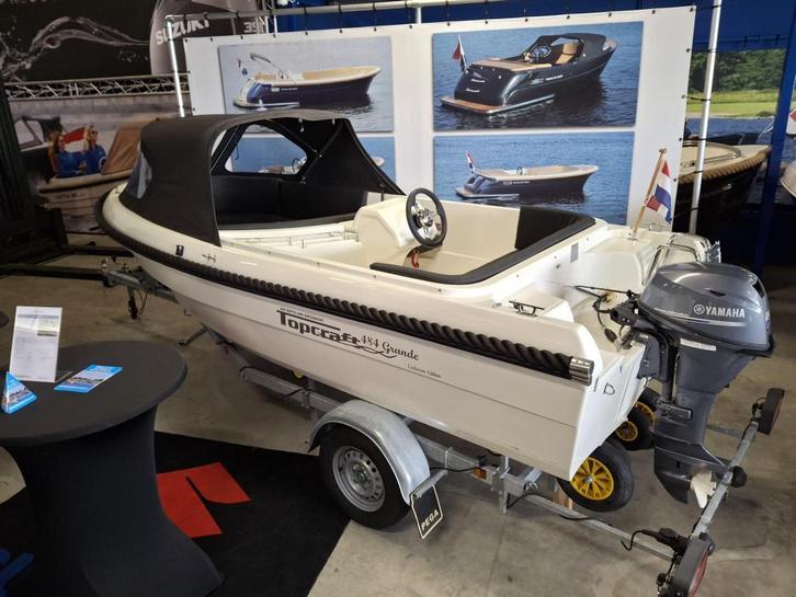 Topcraft 484 Grande | 20pk Yamaha, Watersport en Boten, Sloepen, Nieuw, 10 tot 30 pk, 3 tot 6 meter, Buitenboordmotor, Benzine
