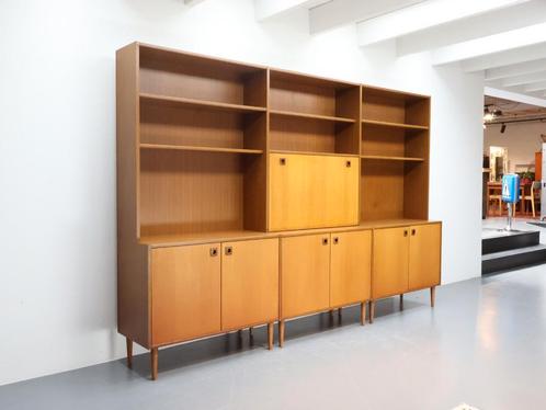 Vintage wandmeubel Formule Kemkes meubelfabriek, Huis en Inrichting, Kasten | Wandmeubels, Zo goed als nieuw, 200 cm of meer, 25 tot 50 cm
