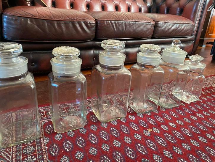 Apothekerspotten, Verzamelen, Glas en Borrelglaasjes, Zo goed als nieuw, Overige typen, Ophalen of Verzenden