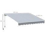 Luifel aluminium knikarmluifel zonwering handslinger NİEUW, Nieuw, Ophalen of Verzenden, A, A