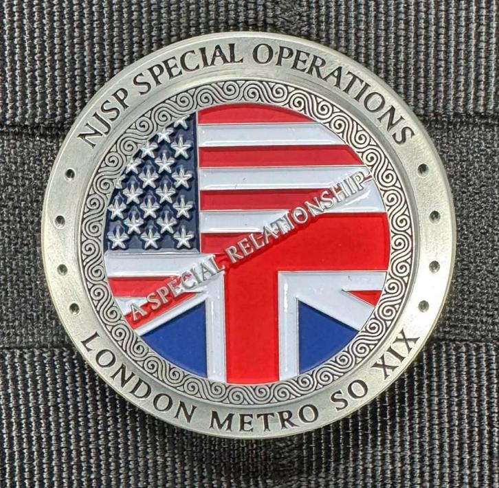 Coin CTSFO 19 metropolitan police, Verzamelen, Militaria | Algemeen, Landmacht, Embleem of Badge, Amerika, Ophalen of Verzenden