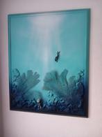 3d schilderij Duiker, Ophalen