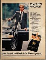 Advertentie John Player Special met Ferrari Daytona, Verzamelen, Verzenden, Zo goed als nieuw, Auto's