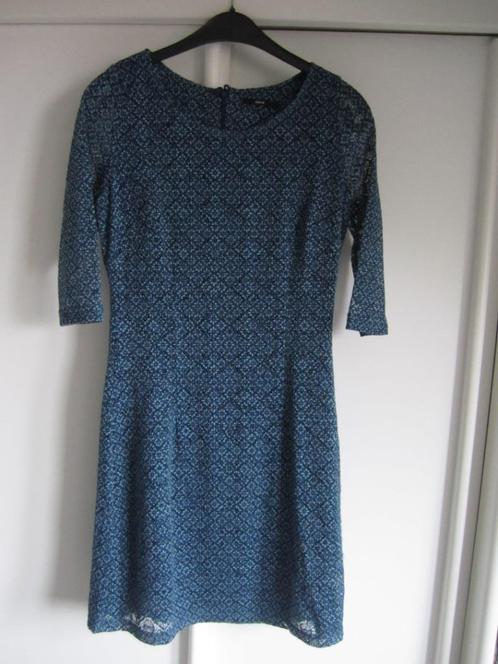 Zero jurk maat 34, Kleding | Dames, Jurken, Zo goed als nieuw, Maat 34 (XS) of kleiner, Blauw, Boven de knie, Ophalen of Verzenden