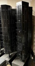 Kaartenmolens (6x) met Opbergbakken - Winkelinventaris, Ophalen