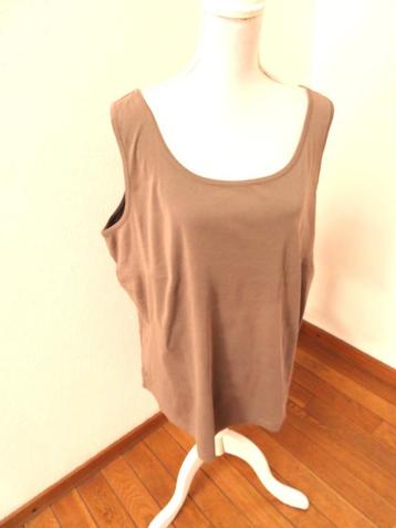K77 GIN FIZZ nieuwe top beige maat 52 past voor 48/50	 beschikbaar voor biedingen
