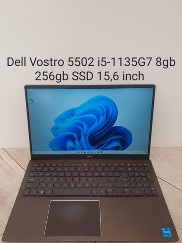 Als nieuw: Dell Vostro 5502 i5-1135G7 8gb 256gb SSD full hd