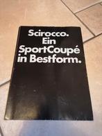 Volkswagen scirocco poster folder, Ophalen of Verzenden, Zo goed als nieuw, Volkswagen