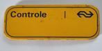 Ns Controle bordje klem stuk, Verzamelen, Spoorwegen en Tramwegen, Ophalen of Verzenden, Gebruikt, Trein, Overige typen