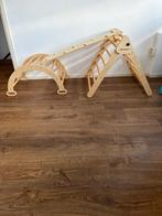 Monte kids Montessori klimrek + boog, Kinderen en Baby's, Speelgoed | Houten speelgoed, Ophalen, Gebruikt, Overige typen