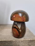 Paddenstoel van polychroom jaspis, Sieraden, Tassen en Uiterlijk, Edelstenen, Ophalen of Verzenden, Nieuw