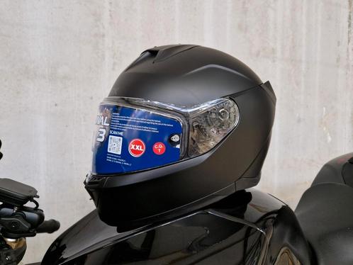 Shark D-Skwal 3 Blank mat zwart zonnevizier Maat XXL NIEUW, Motoren, Kleding | Motorhelmen, Dames, Heren, Integraalhelm, XXL, Shark