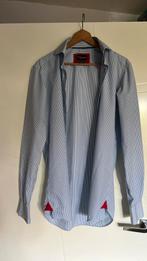 Overhemd Cavalaro maat 39, mouwlengte 7, Kleding | Heren, Blauw, Halswijdte 38 (S) of kleiner, Ophalen of Verzenden, Gedragen