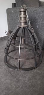 Industriële hanglamp metaal, Huis en Inrichting, Lampen | Hanglampen, 50 tot 75 cm, Ophalen of Verzenden, Zo goed als nieuw, Metaal