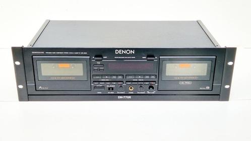 Denon DN-770R Dubbele cassette recorder deck, Audio, Tv en Foto, Cassettedecks, Dubbel, Denon, Auto-reverse, Tiptoetsen, High speed dubbing