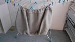 2x Macon Hoeslaken - Grijs - Eenpersoons, Ophalen of Verzenden, Gebruikt