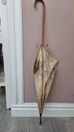 Antieke Parasol met Bloemenprint, Antiek en Kunst, Curiosa en Brocante, Ophalen of Verzenden