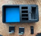 Gopro hero 10 2 x batterij oplaadklepje en insert case, Ophalen, GoPro