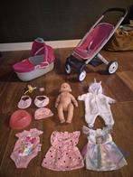 Baby Born met accessoires en Quinny poppenwagen, Ophalen, Zo goed als nieuw, Babypop