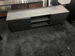 Tv meubel Japandi zwart mangohout 150cm, Info@savoireinteriors.com, Japandi, Ophalen of Verzenden, Minder dan 100 cm