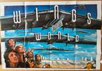 Paul McCartney Wings over the world promo poster Beatles, Verzenden, Gebruikt, Poster, Artwork of Schilderij