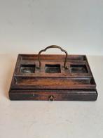 Antieke schrijfdoos/inktdoos voor op bureau, Antiek en Kunst, Ophalen of Verzenden