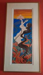 mooie Aquarel door Kunstenaar gemaakt., Ophalen