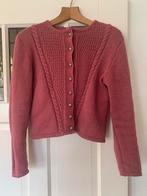 Vintage vest oudroze Maat S/M, Maat 38/40 (M), Ophalen of Verzenden, Gedragen, Handgemaakt