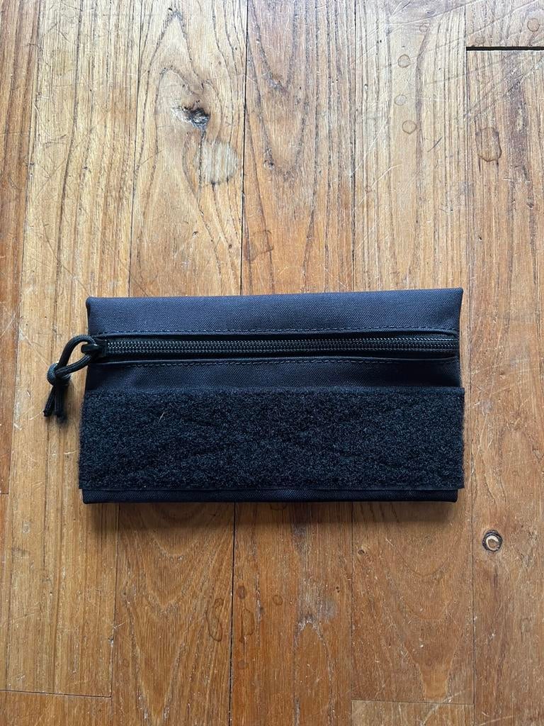 zipper pouch, Verzenden, Zo goed als nieuw, Zwart