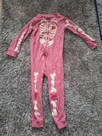 Skelet onesie, maat 98/104, Kinderen en Baby's, Carnavalskleding en Verkleedspullen, Verzenden, Gebruikt, 104 of kleiner, Meisje