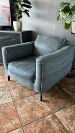 Fauteuil grijs stof, Huis en Inrichting, Fauteuils, Ophalen, 75 tot 100 cm, Zo goed als nieuw, Stof