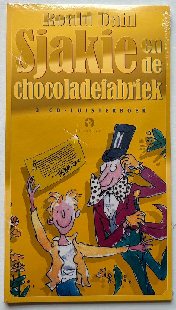 Roald Dahl - Sjakie en de chocoladefabriek NIEUW en GESEALD, Boeken, Luisterboeken, Cd, Kind, Ophalen of Verzenden