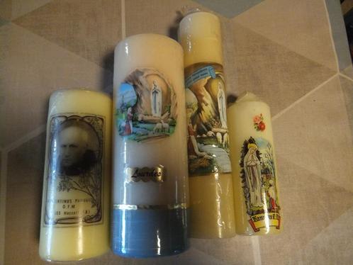 kaarsen ,lourdes,banneux ,p .Valentinus, Antiek en Kunst, Antiek | Religie, Ophalen of Verzenden