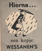 Retro reclame 1952 Wessanen cacao chocolademelk regen, Verzamelen, Verzenden, Overige typen