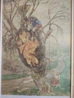 Poster sprookje Andersen De Tondeldoos, Verzamelen, Ophalen of Verzenden, Zo goed als nieuw, Rechthoekig Staand