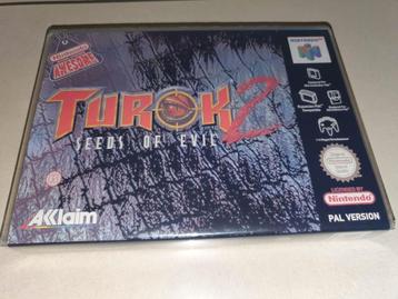 Turok 2 Seeds of Evil N64 Game Case beschikbaar voor biedingen
